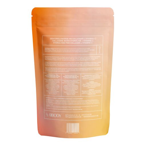 BBODY Gehydrolyseerde Collageen Vitamine C | 300 g
Reviews (2)
Voedingssupplement op basis van collageen en vitamine C dat bijdraagt tot een gezonde huid, gezond haar en gezonde nagels